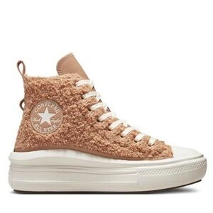 Converse Women's Natural Chuck Taylor All Star Move Platform High Sneakers